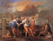 Nicolas Poussin Dance to the Music of Time oil painting